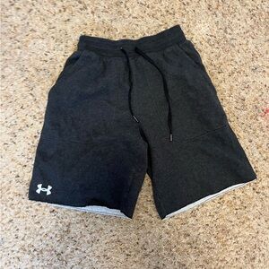 Under Armour Black and Gray Athletic Shorts